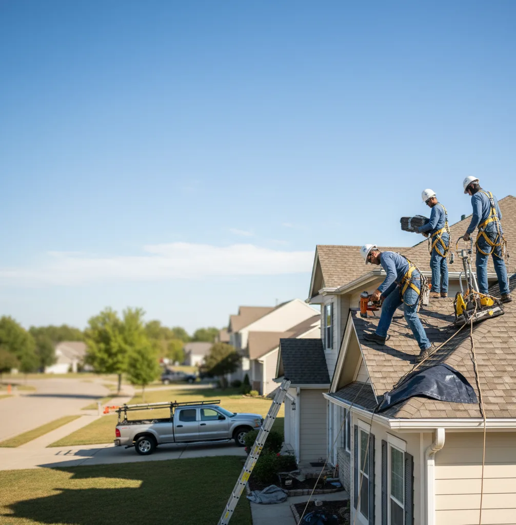 Commercial Roof Repair in Hallsville, TX